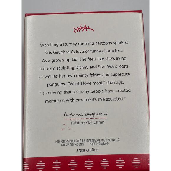 2017 Hallmark Keepsake Tree Ornament 13th Fairy Messengers - Lavender Pixie - Picture 2 of 7